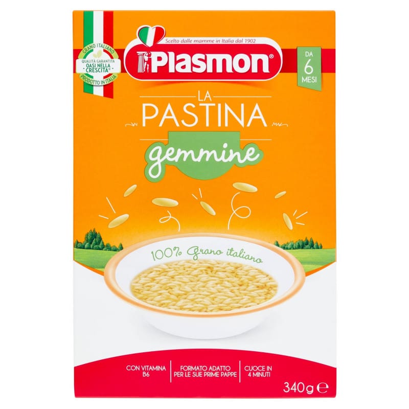 Plasmon La Pastina Gemmine 6 Months - 340 gr - Vico Food Box