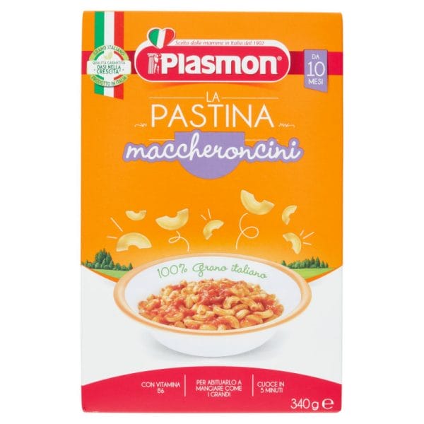 Plasmon La Pastina Maccheroncini 10 Mesi - 340 gr