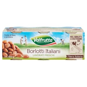 Valfrutta Italian Borlotti Beans - 3 x 400 gr