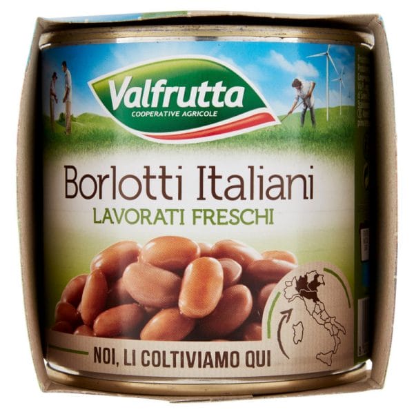 Valfrutta Fagioli Borlotti Italiani - 3 x 400 gr