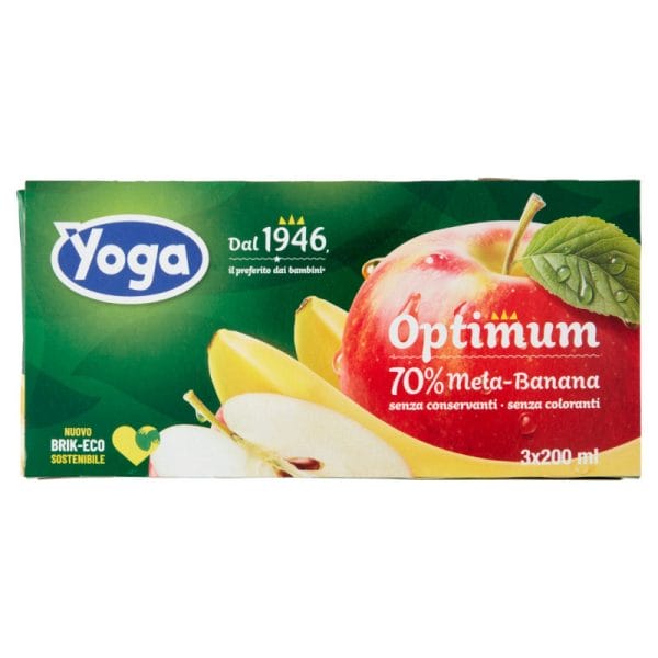 Yoga Succo di Frutta Mela-Banana - 3 x 200 ml