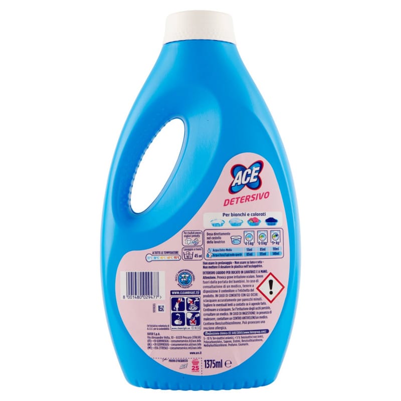Ace Detergent Washing Machine Cleaner Coloured 27 Wash. - 1350 ml - Vico  Food Box