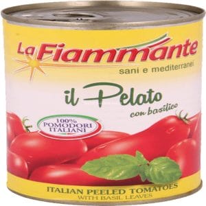 Fiammante geschalte Tomaten 100% Ita mit Basilikum - 400 gr