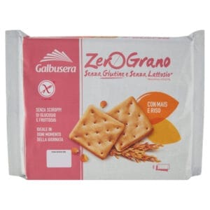 Galbusera ZeroGrano Crackers con Mais e Riso Senza Glutine 8 pz – 320 gr