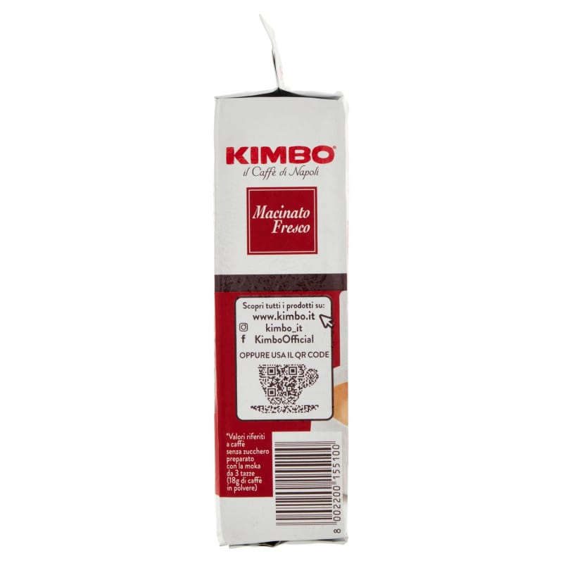 KIMBO CAFFE' MACINATO FRESCO 250 GR (20 in a box) –  - The  best E-commerce of Italian Food in UK