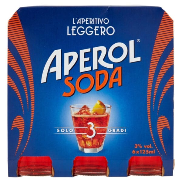 Aperol Soda - 6 x 12.5 cl