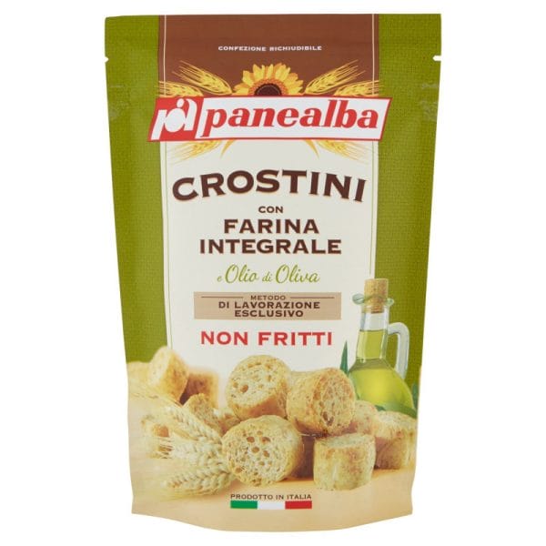 Panealba Crostini Integrali - 80 gr