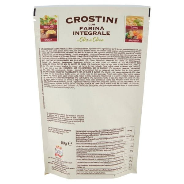 Panealba Crostini Integrali - 80 gr
