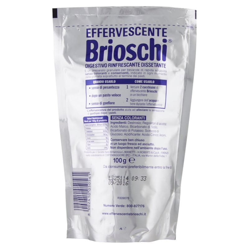Brioschi Bruisende Digestieve Poederzak - 100g - Vico Food Box