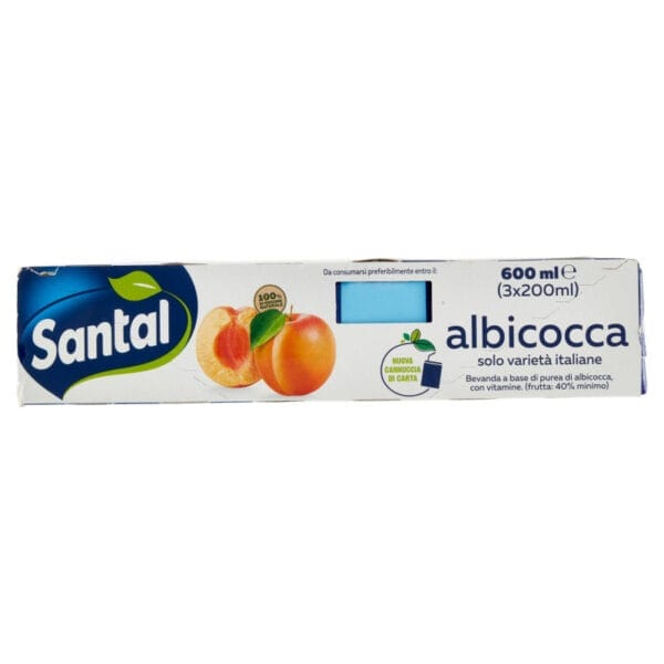 Santal Succo di Frutta Albicocca - 3 x 200 ml