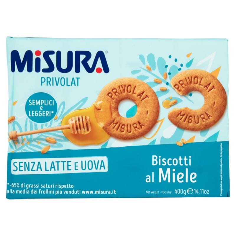 Misura Privolat Honey Biscuits - 400 g Shipping to Europa and the UK