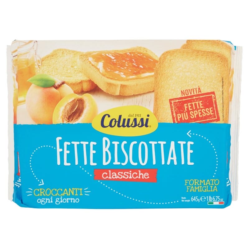 Colussi Fette Biscottate Classiche - 425 gr - Vico Food Box
