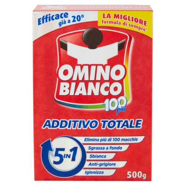 Omino Bianco Washing Machine Additive 100 Piu - 500 g