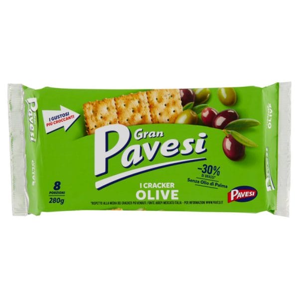 Gran Pavesi Crackers alle Olive - 280 gr