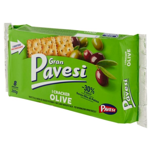 Gran Pavesi Crackers alle Olive - 280 gr