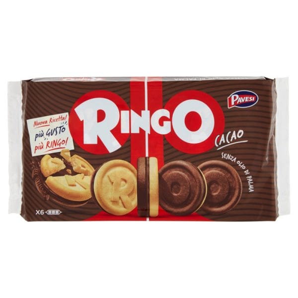Pavesi Ringo Cocoa Family Format Cookies  - 330 gr