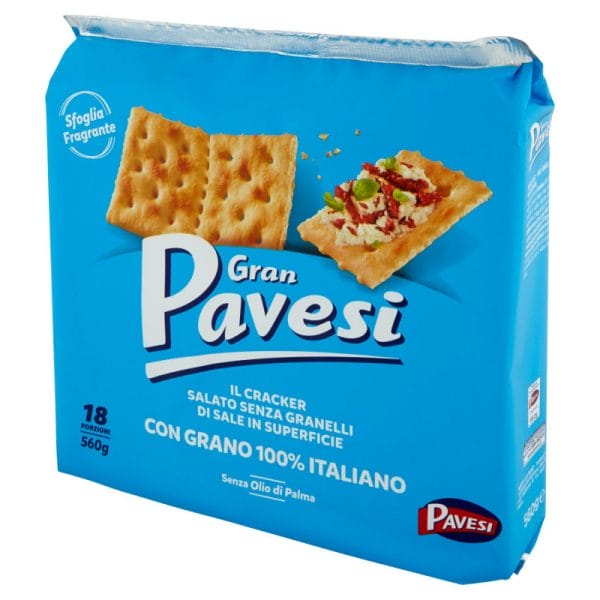 Gran Pavesi Cracker Non Salati - 560 gr