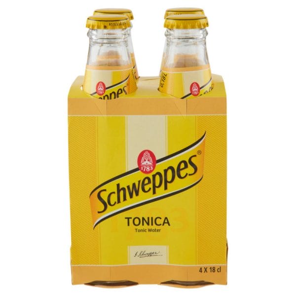 Schweppes Tonic – 4 x 18 cl