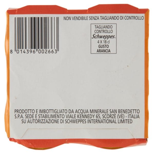 Schweppes Arancia - 4 x 18 cl