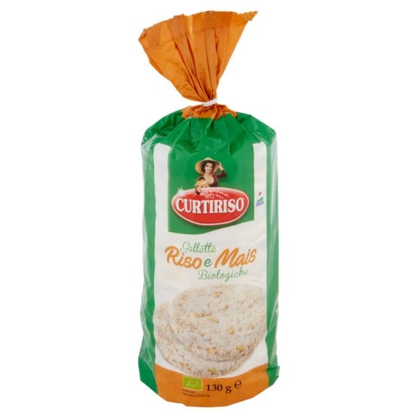 Curtiriso Bio-Reis- und Maiskuchen - 130 gr
