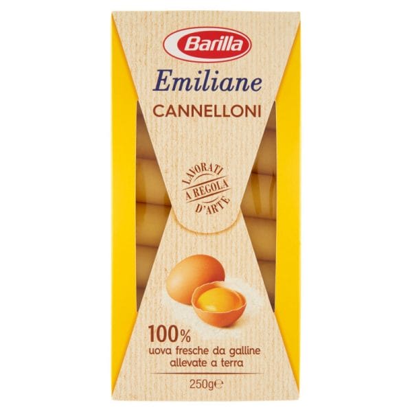Barilla Emiliane Cannelloni Uovo - 250 gr