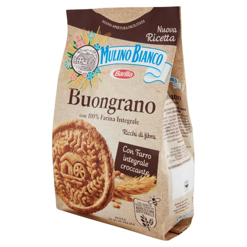 Mulino Bianco Buongrano Wholemeal - 350 gr - Vico Food Box