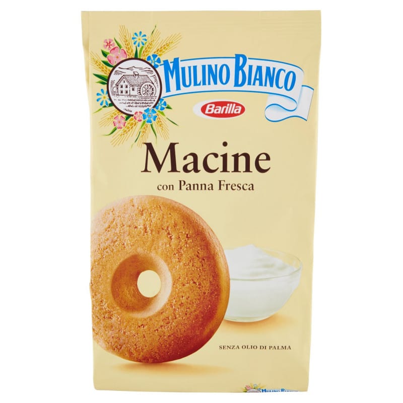 Mulino Bianco: Macine Shortbread cookies Cream - 12.3 Oz (350g) Pack of 3  [ Italian Import ] …