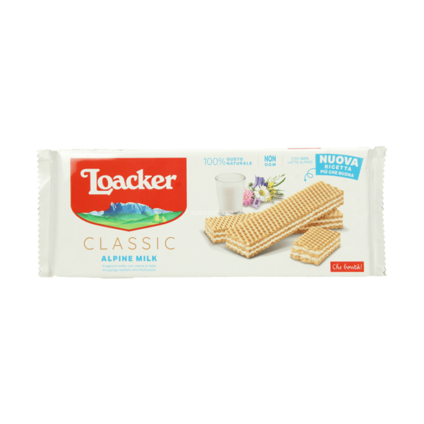 Loacker Wafer Milk - 175 gr