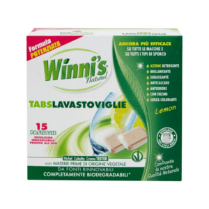 Winnis Naturel Tabs Lavastoviglie limone - 15 tabs