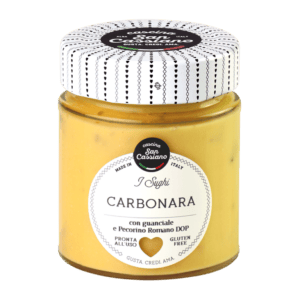 San Cassiano Sugo Carbonara con Guanciale e Pecorino DOP - 140 gr
