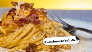 Spaghetti Carbonara Sahne und Guanciale