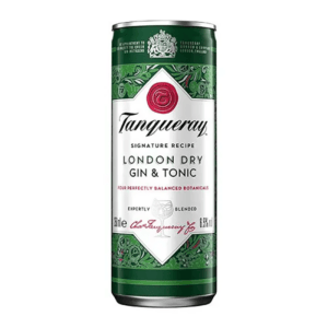 Tanqueray London Dry Gin & Tonic - 25 cl