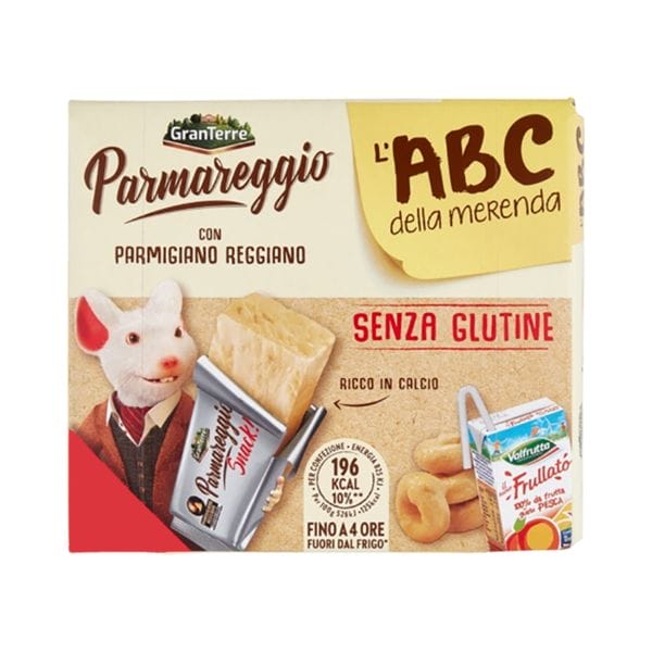Parmareggio ABC Merenda Formaggio/Tarallini/Succo di Frutta - 157 gr