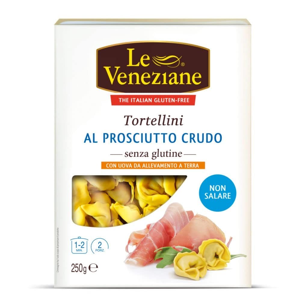 Le Veneziane Tortellini al prosciutto crudo senza glutine - 250 gr
